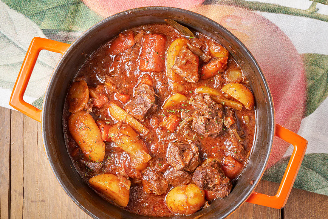 CARNE DOS AÇORES GUISADA COM BATATAS