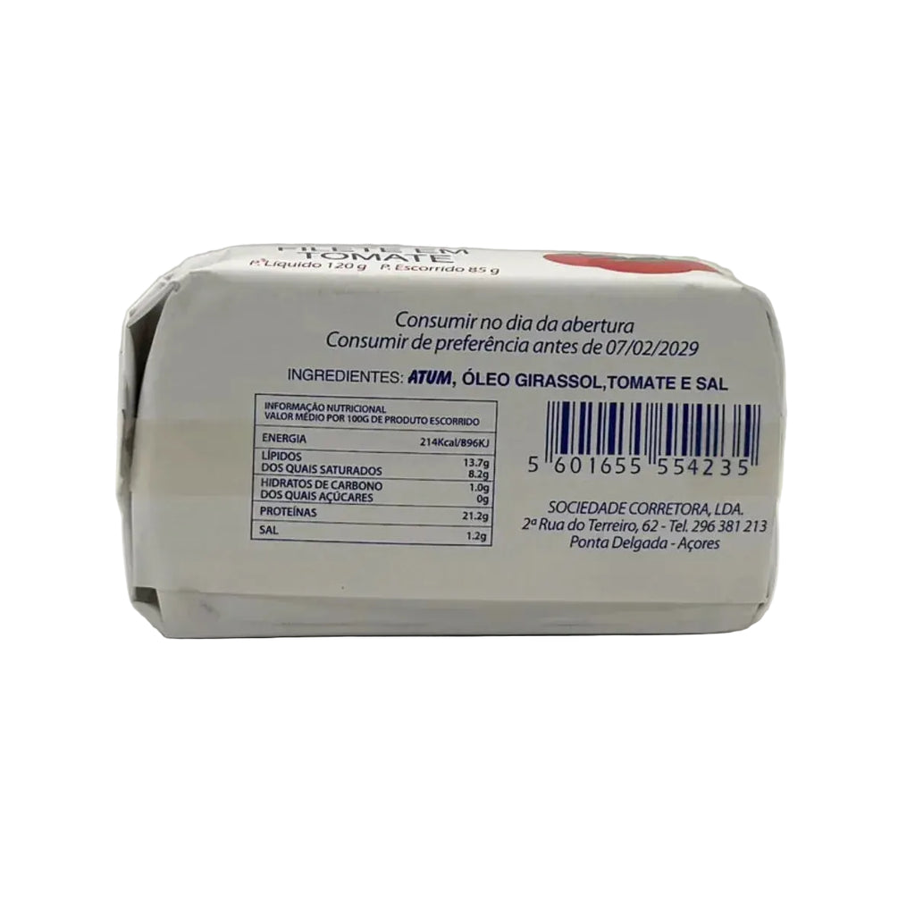 Atum Filete em Tomate 120g Corretora - Açores - Mercearia dos Açores