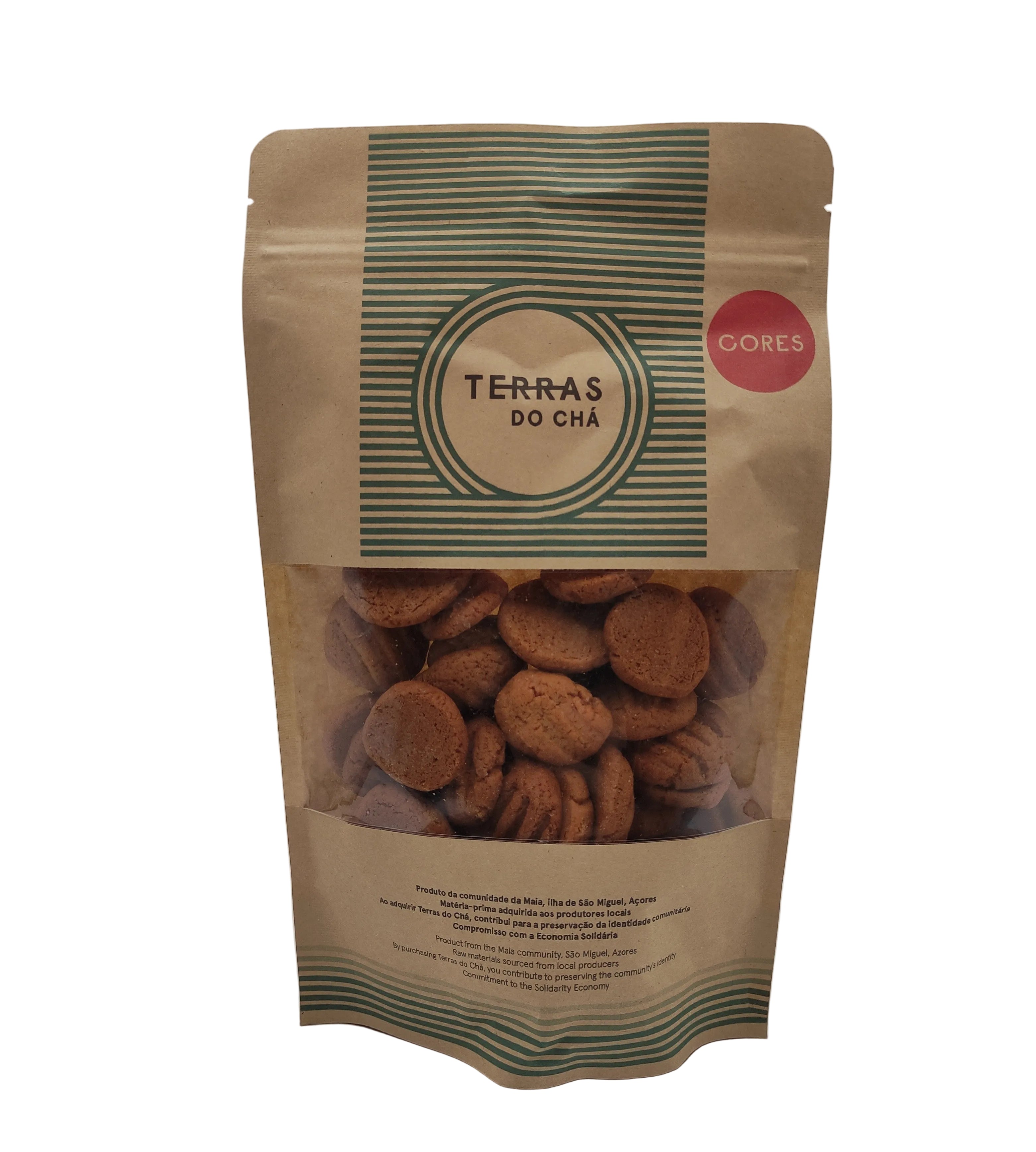 Biscoitos tradicionais de mel dos Açores e noz-moscada 250g Terras do Chá produzidos nos Açores