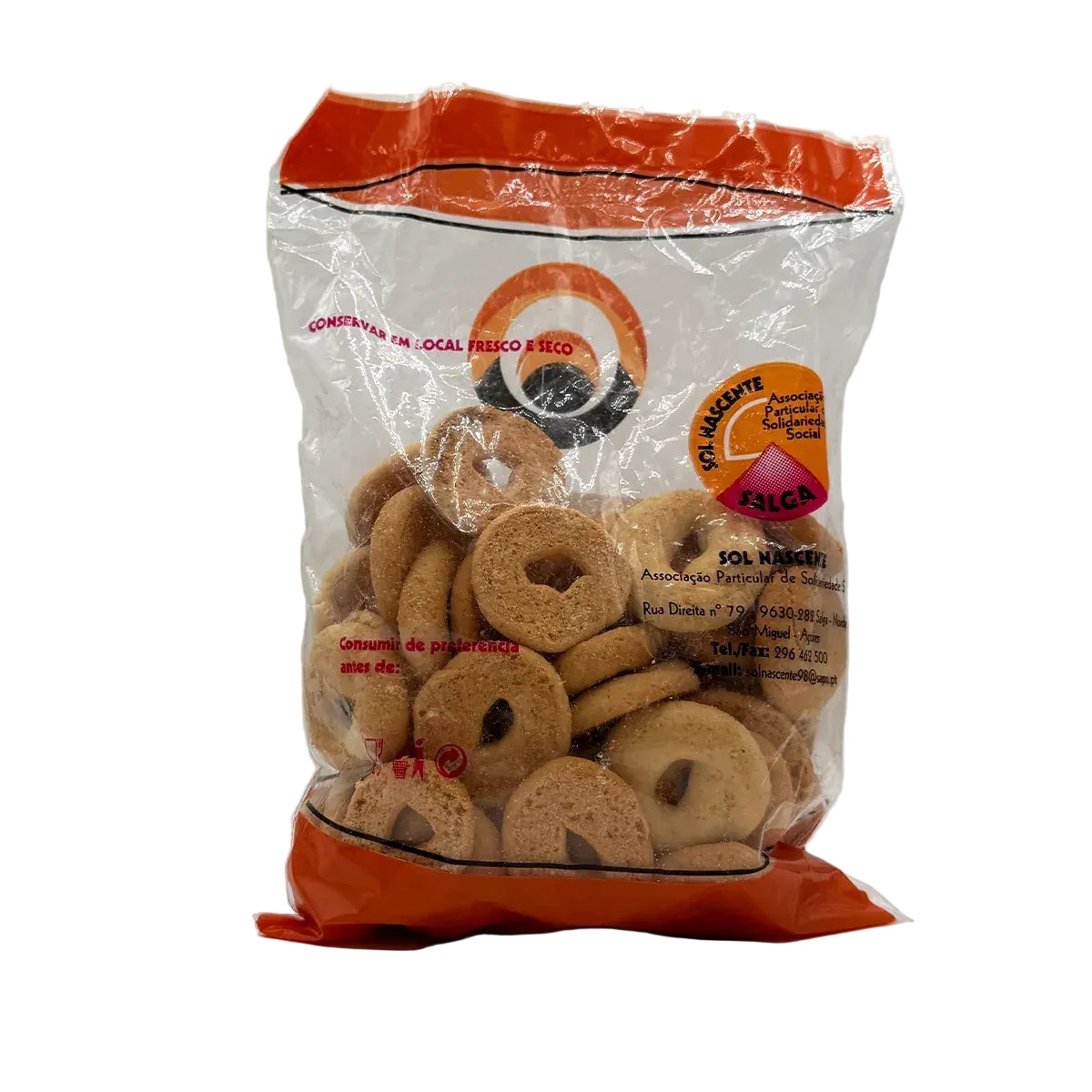 Biscoitos de nata Sol Nascente 250g produzidos nos Açores