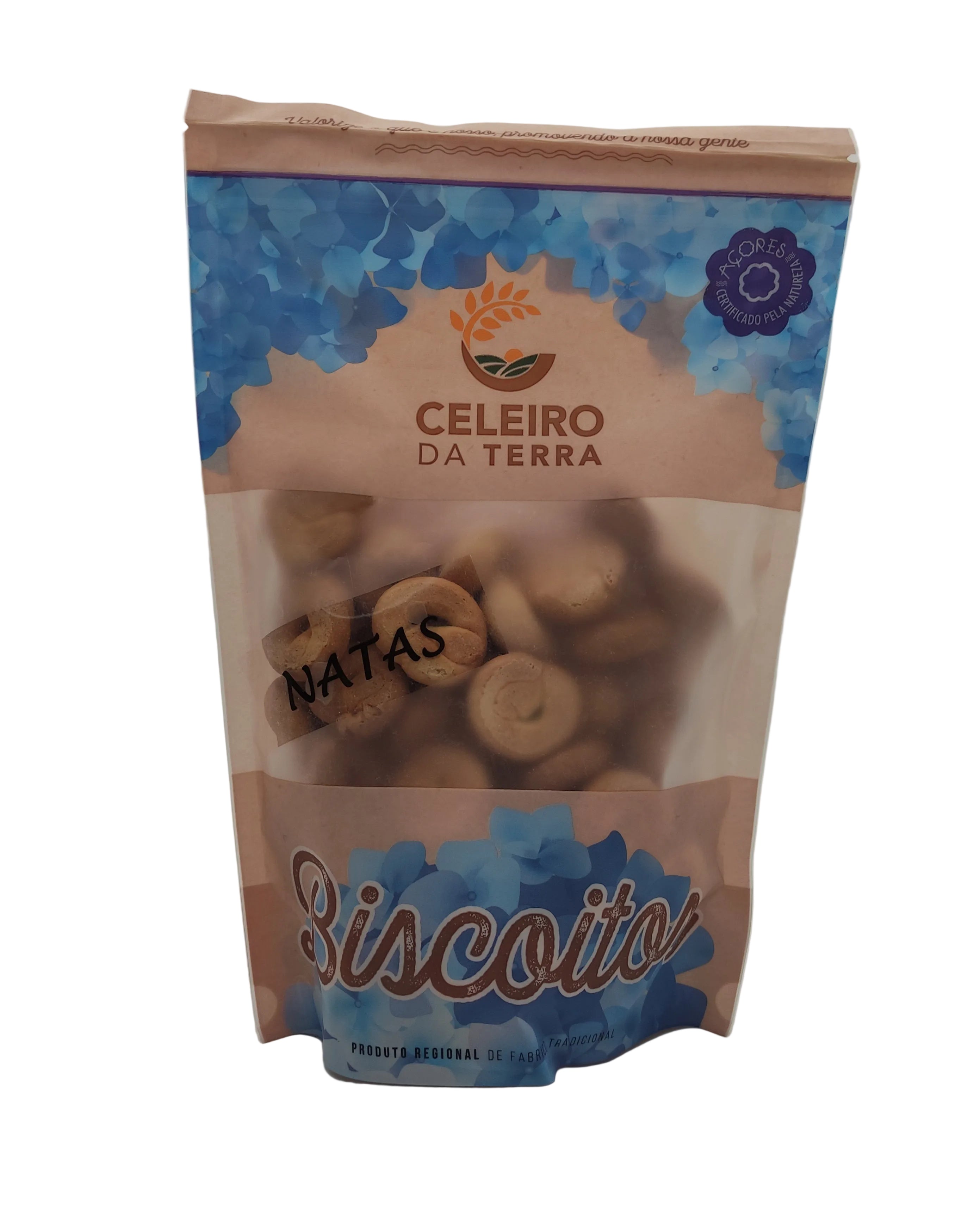 Biscoitos de natas 250g Celeiro da Terra produzidos nos Açores
