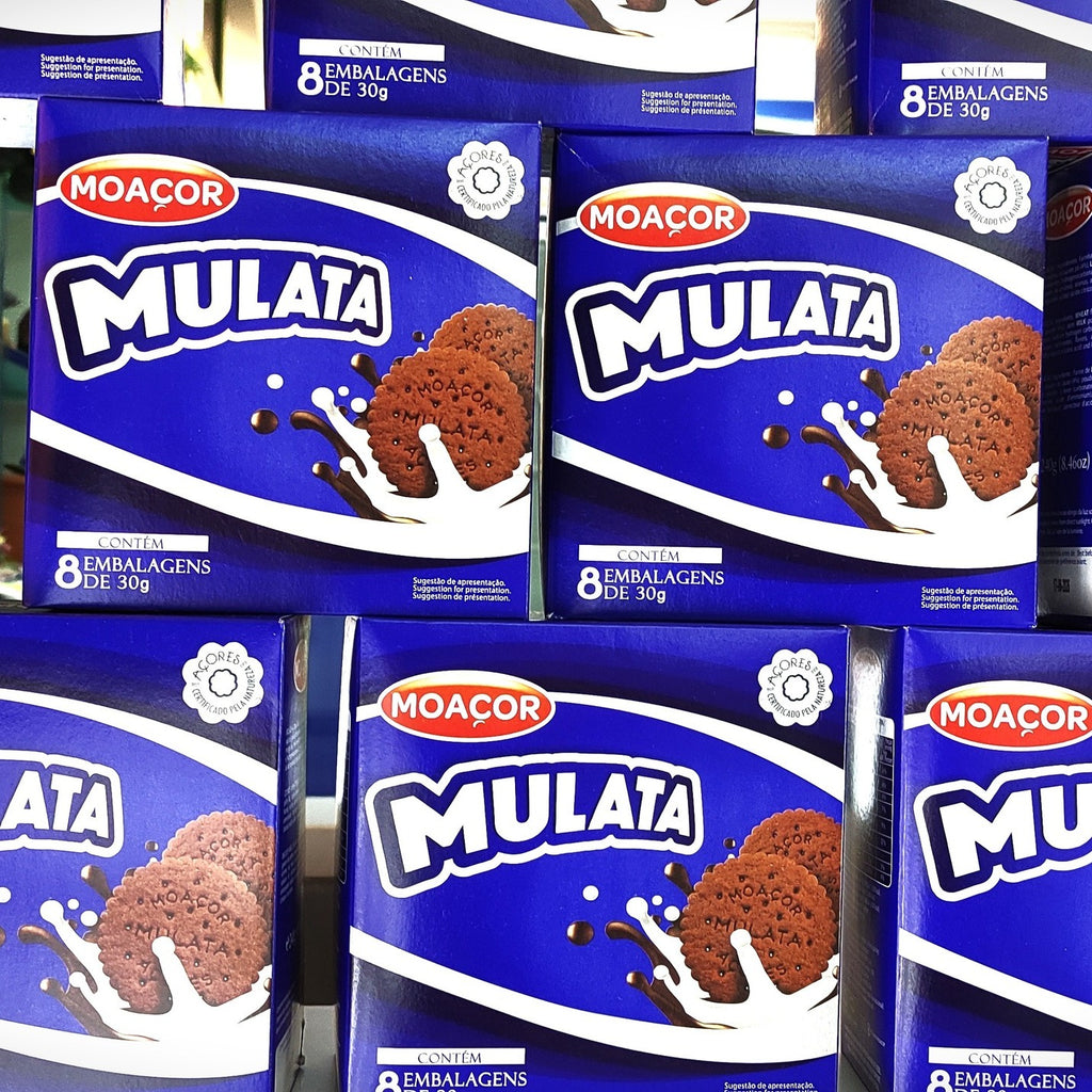 Bolacha Mulata em saquetas 8x30g produzida nos Açores