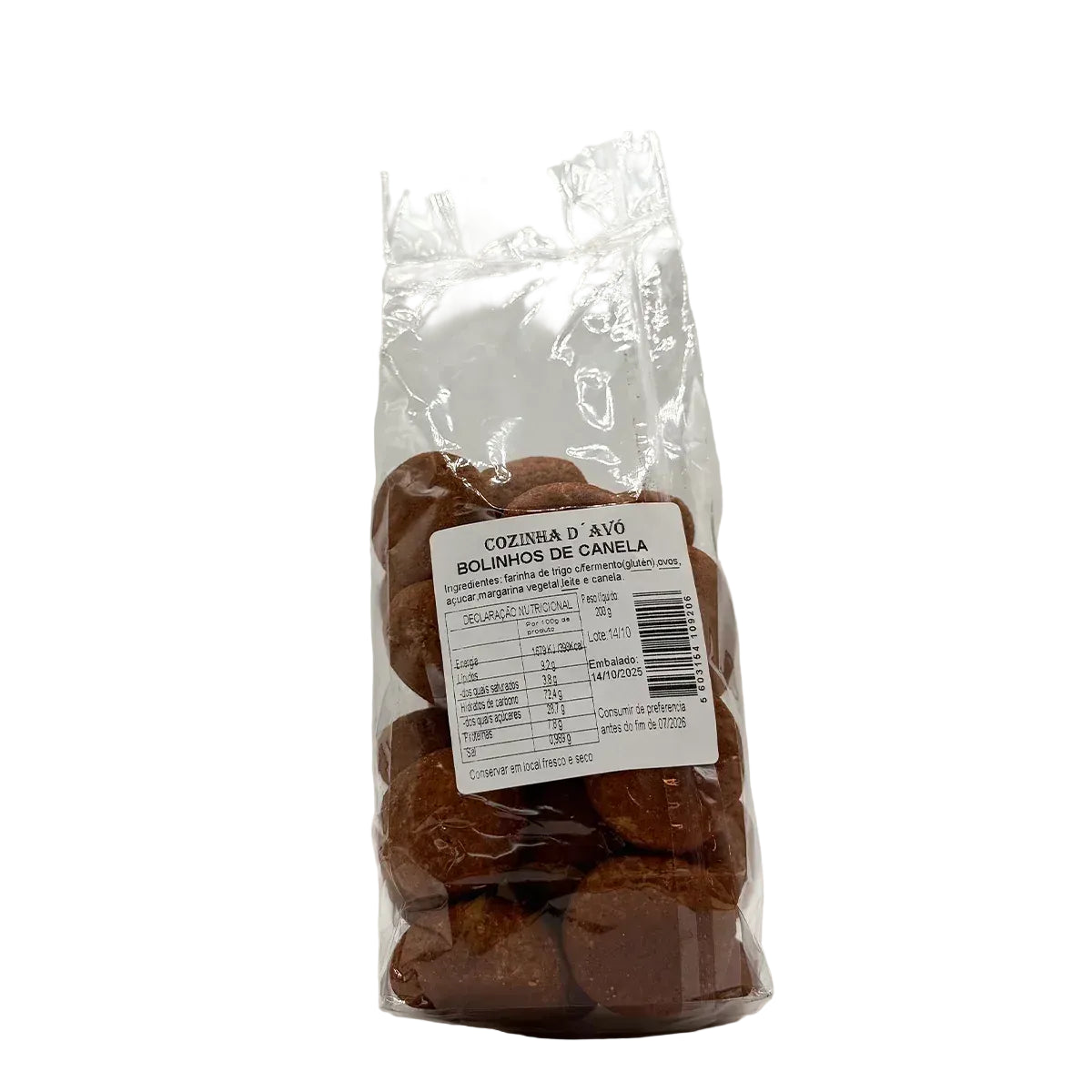 Bolinhos de canela 200g Cozinha d'Avó produzidos nos Açores
