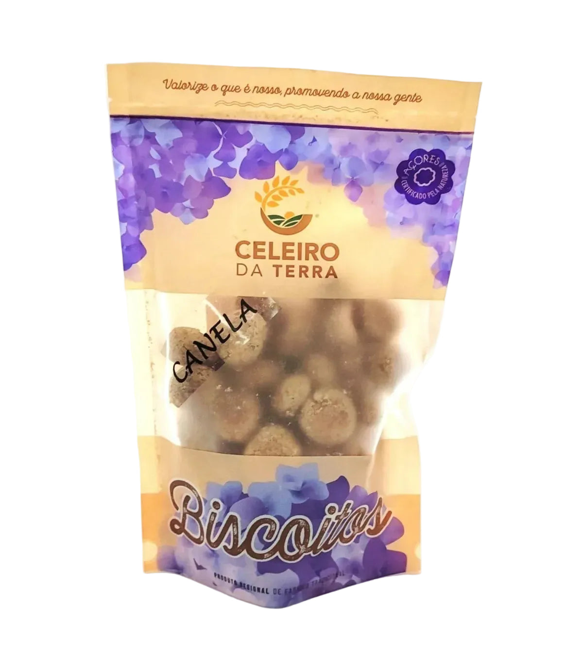 Bolinhos de canela 250g Celeiro da Terra produzidos nos Açores