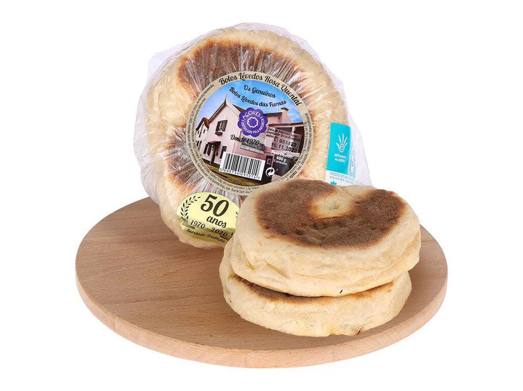 Bolos Lêvedos das Furnas Rosa Quental 400g especialidade tradicional de São Miguel Açores
