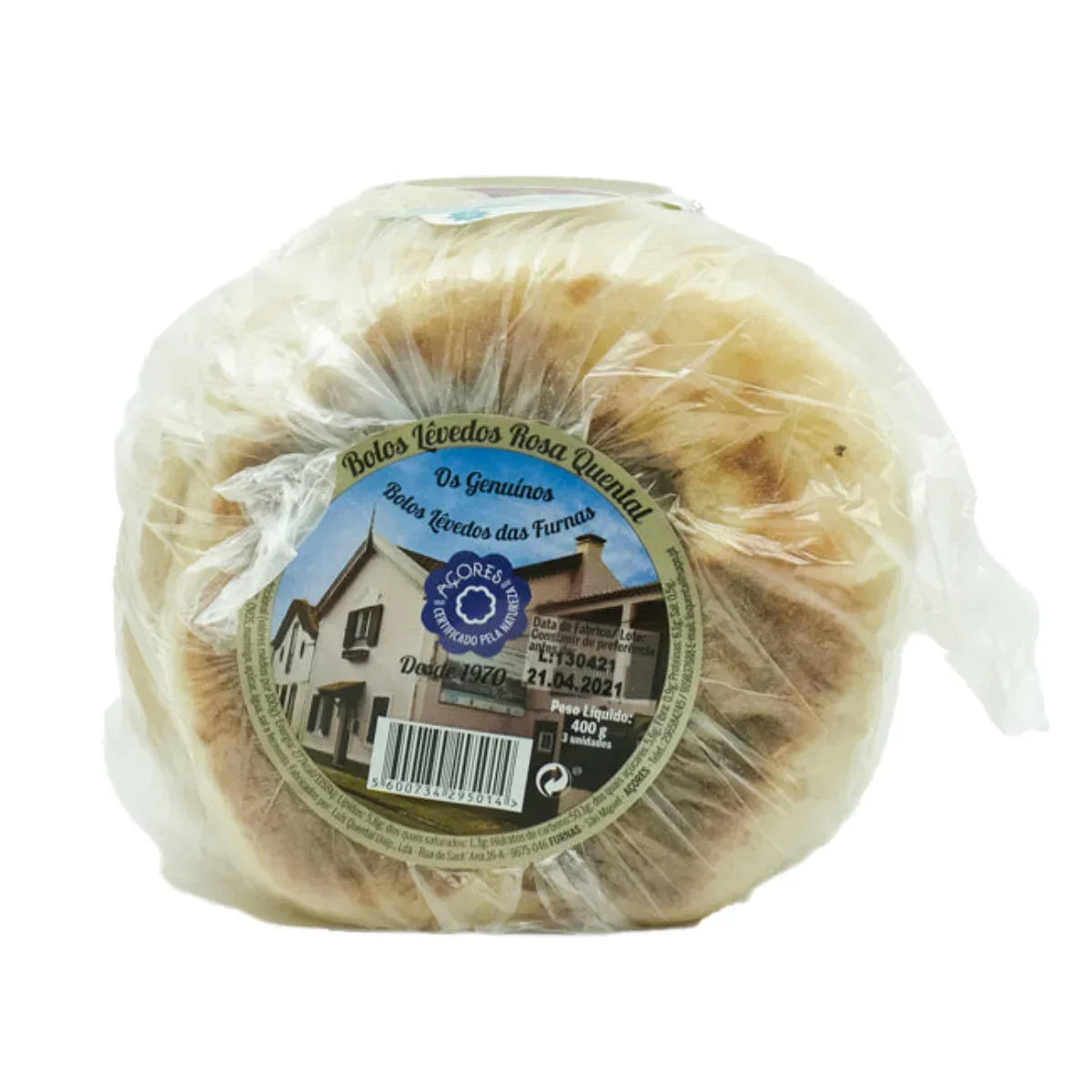 Bolos Lêvedos das Furnas Rosa Quental 400g São Miguel - Açores - Mercearia dos Açores