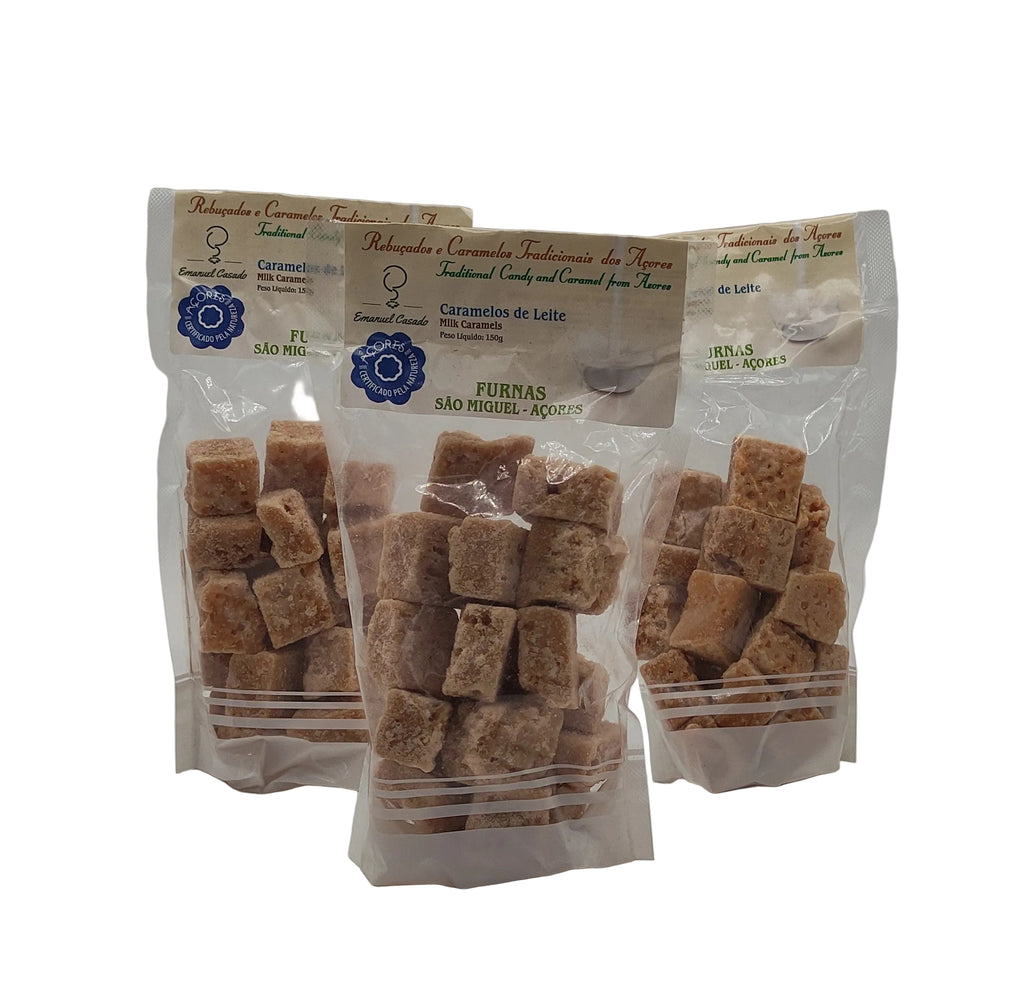 Caramelos das Furnas de leite 150g Emanuel Casado produzidos nos Açores