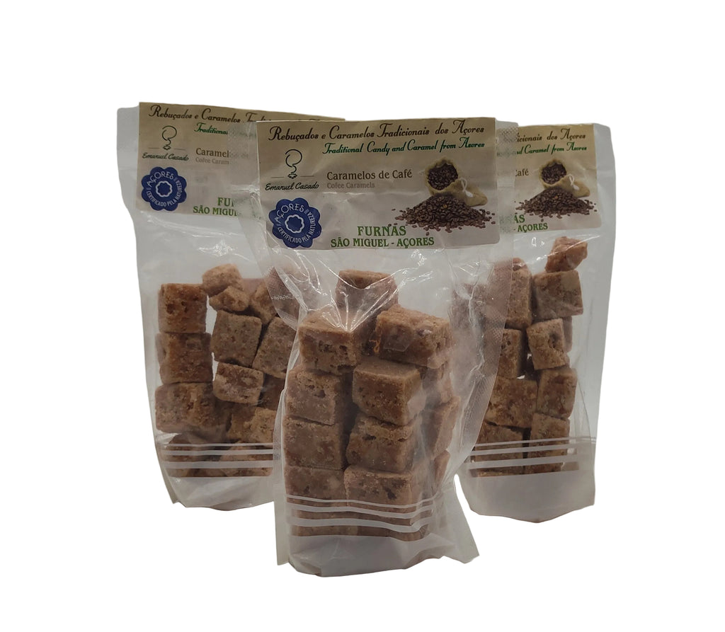 Caramelos das Furnas de café 150g Emanuel Casado produzidos nos Açores