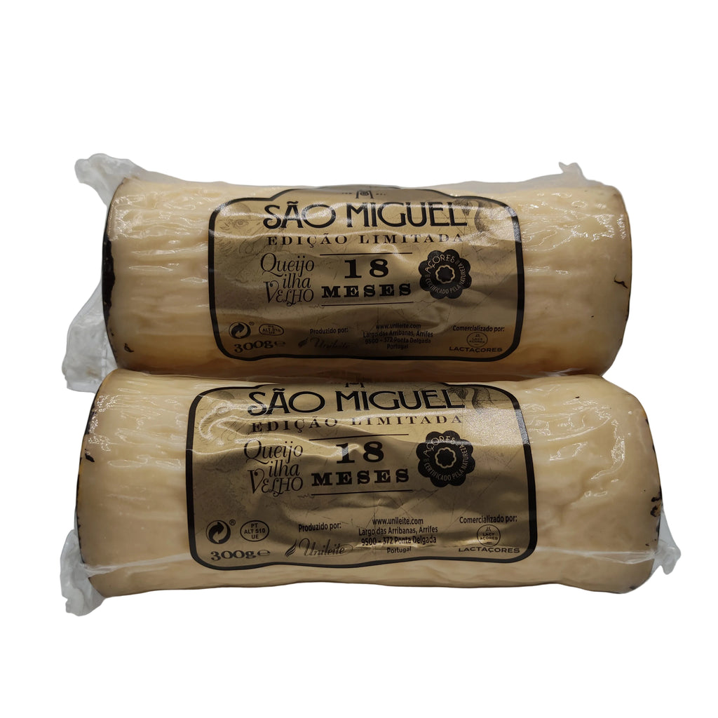 Centro de queijo São Miguel 18 meses de cura 300g queijo tradicional dos Açores