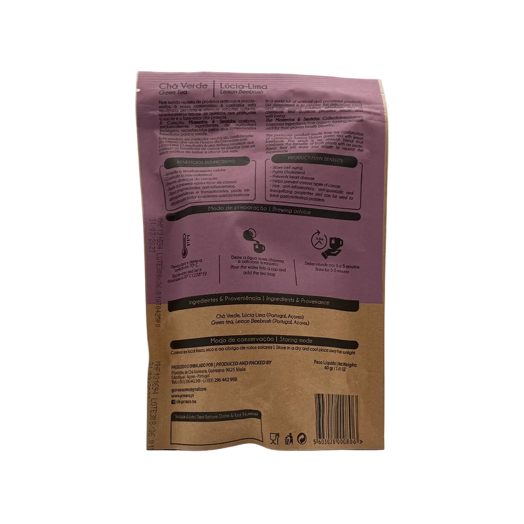 Chá Verde com Lúcia-Lima - Gorreana em Saquetas - Açores