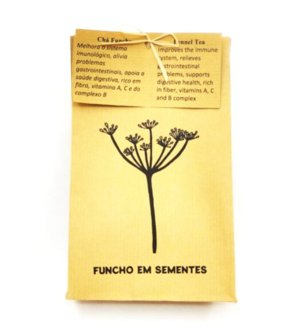 Chá de funcho em sementes Três Pontas produzido nos Açores