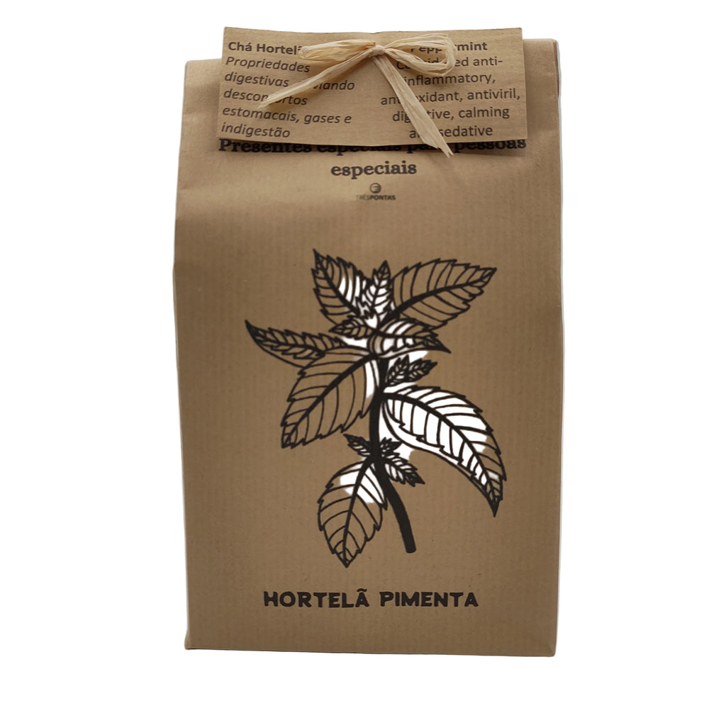 Chá hortelã pimenta Três Pontas produzido nos Açores