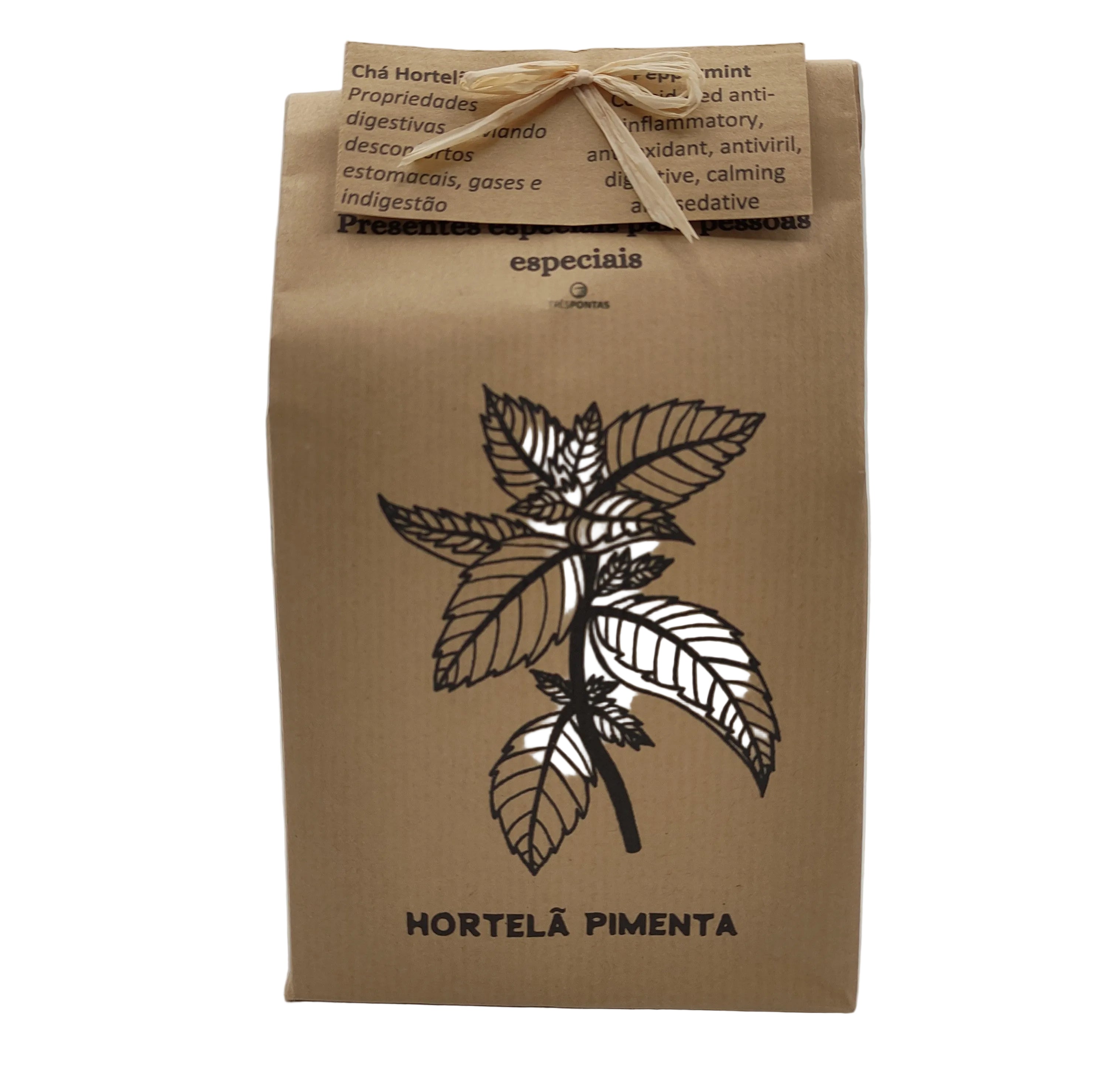 Chá hortelã pimenta Três Pontas produzido nos Açores