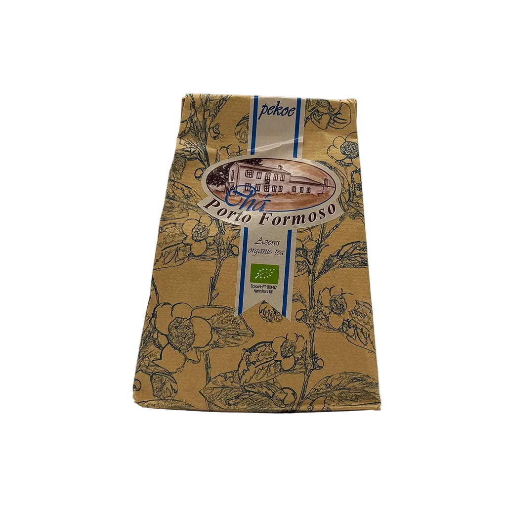 Chá preto Pekoe em folha 80g Porto Formoso produzido nos Açores