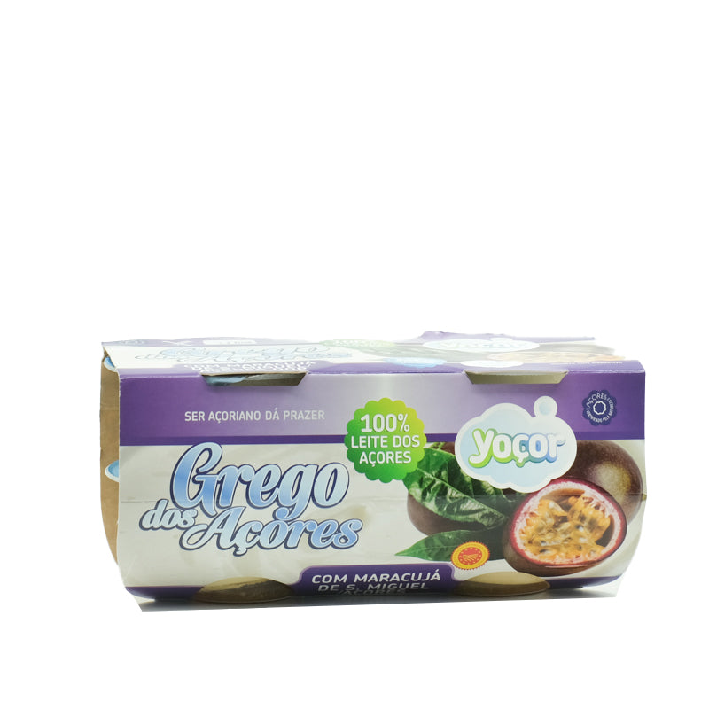 Iogurte Grego de Maracujá DOP Pack4- Yoçor - Açores