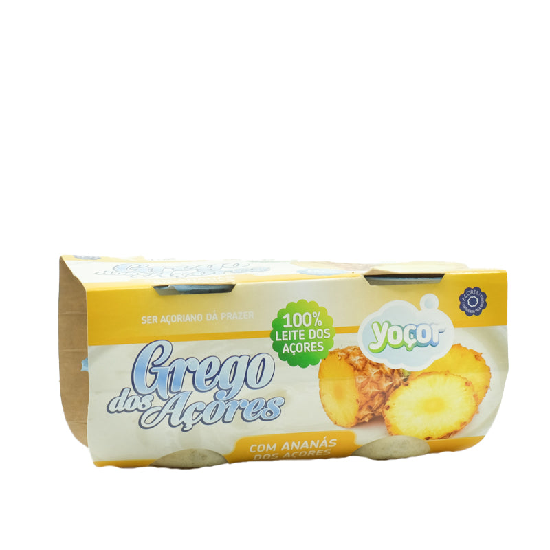 Iogurte Grego de Ananás dos Açores Pack4- Yoçor - Açores