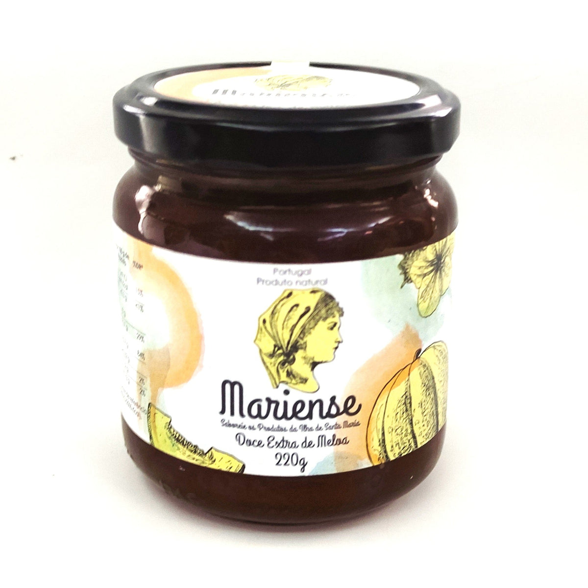 Doce extra de meloa mariense 100g produzido na Ilha de Santa Maria Açores