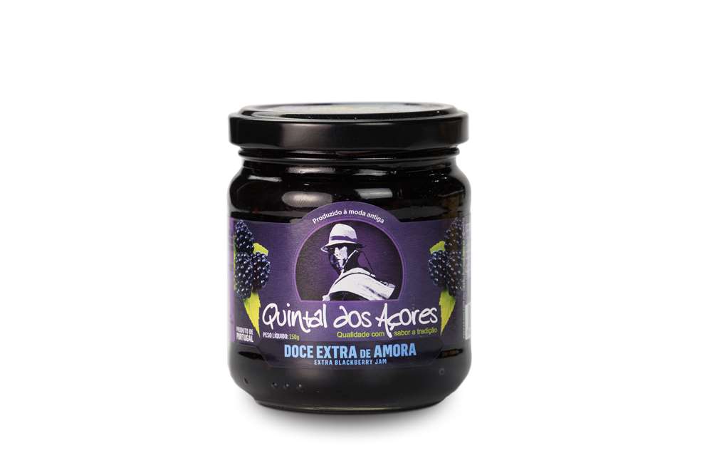 Doce de amora 250g Quintal dos Açores compota artesanal dos Açores