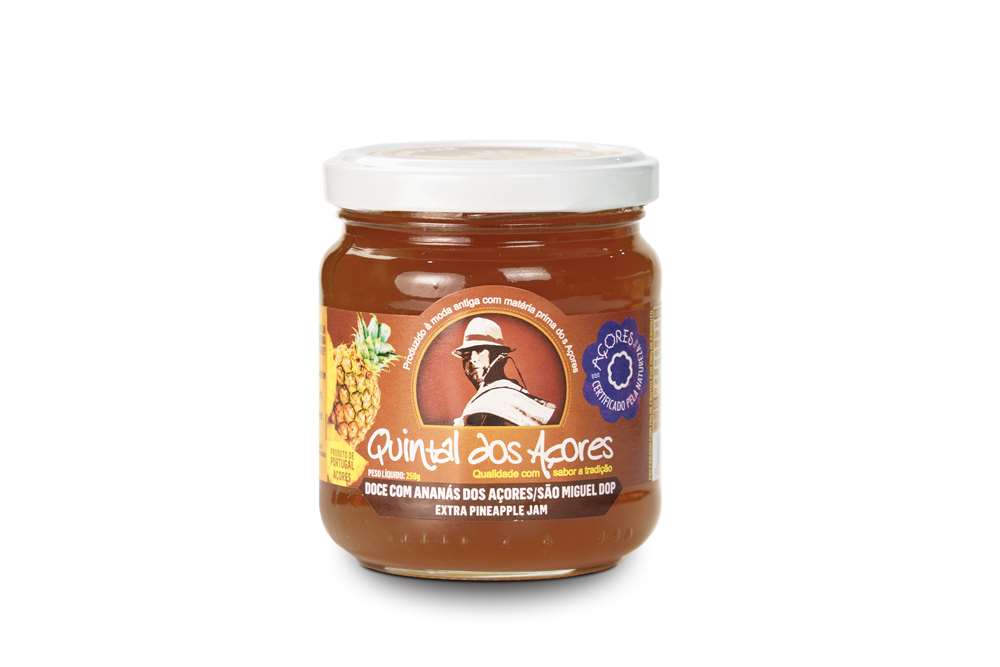 Doce de ananás 250g Quintal dos Açores produto regional tradicional