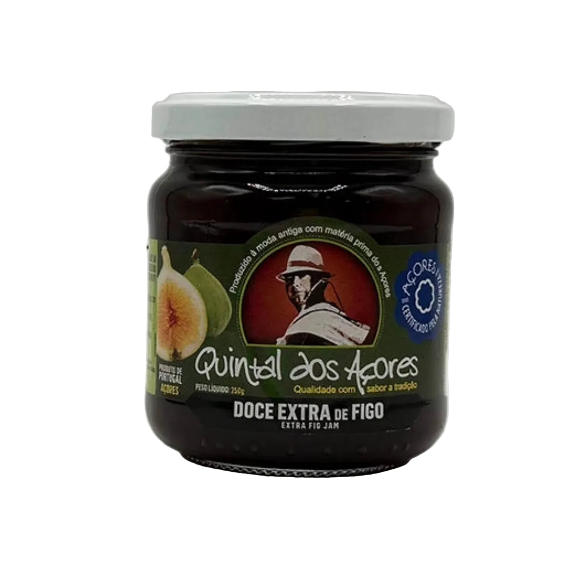 Doce de figo 250g Quintal dos Açores compota artesanal dos Açores
