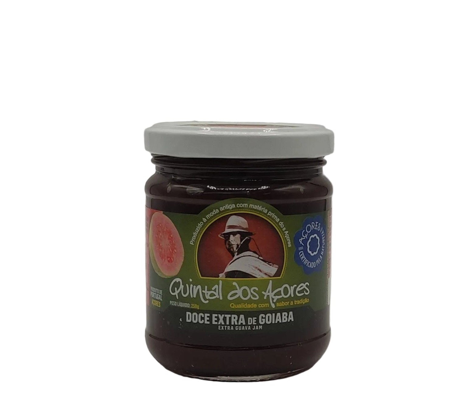Doce de goiaba 250g Quintal dos Açores compota artesanal dos Açores