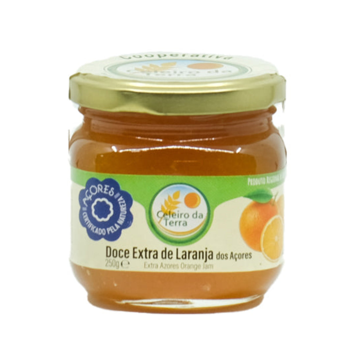 Doce de laranja dos Açores 250g Celeiro da Terra compota tradicional dos Açores