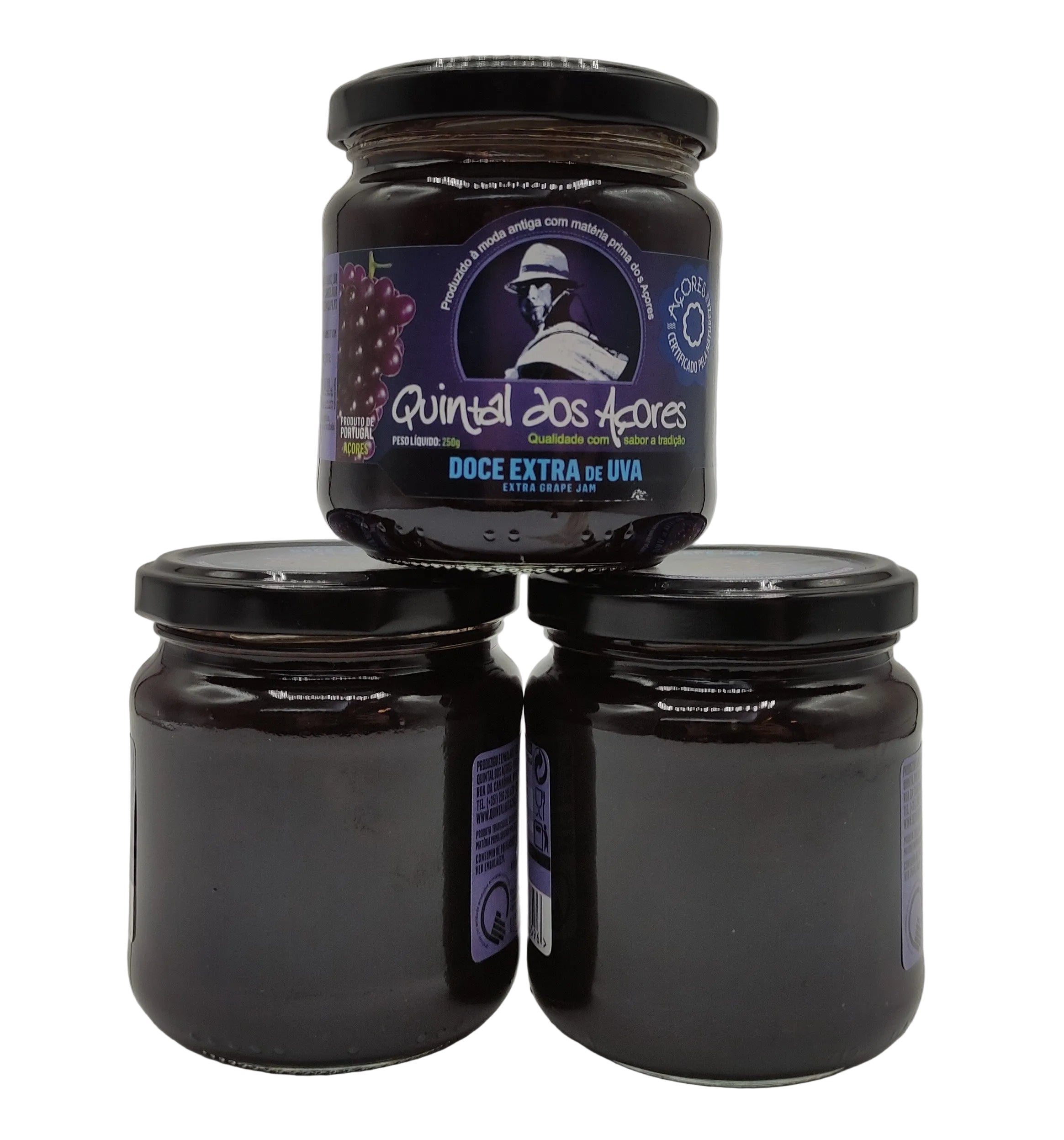 Doce de uva 250g Quintal dos Açores compota artesanal dos Açores