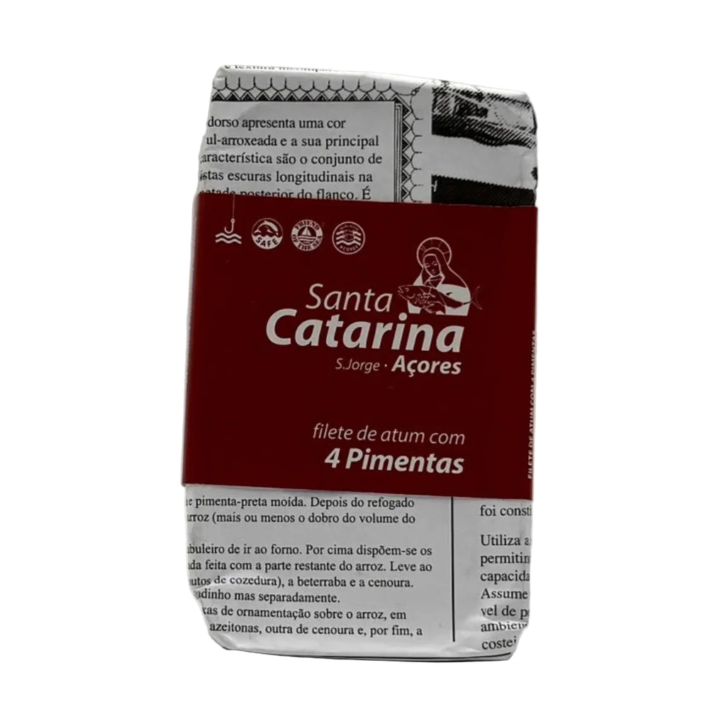 Filete de Atum com 4 Pimentas 120g Conserva Santa Catarina - Açores