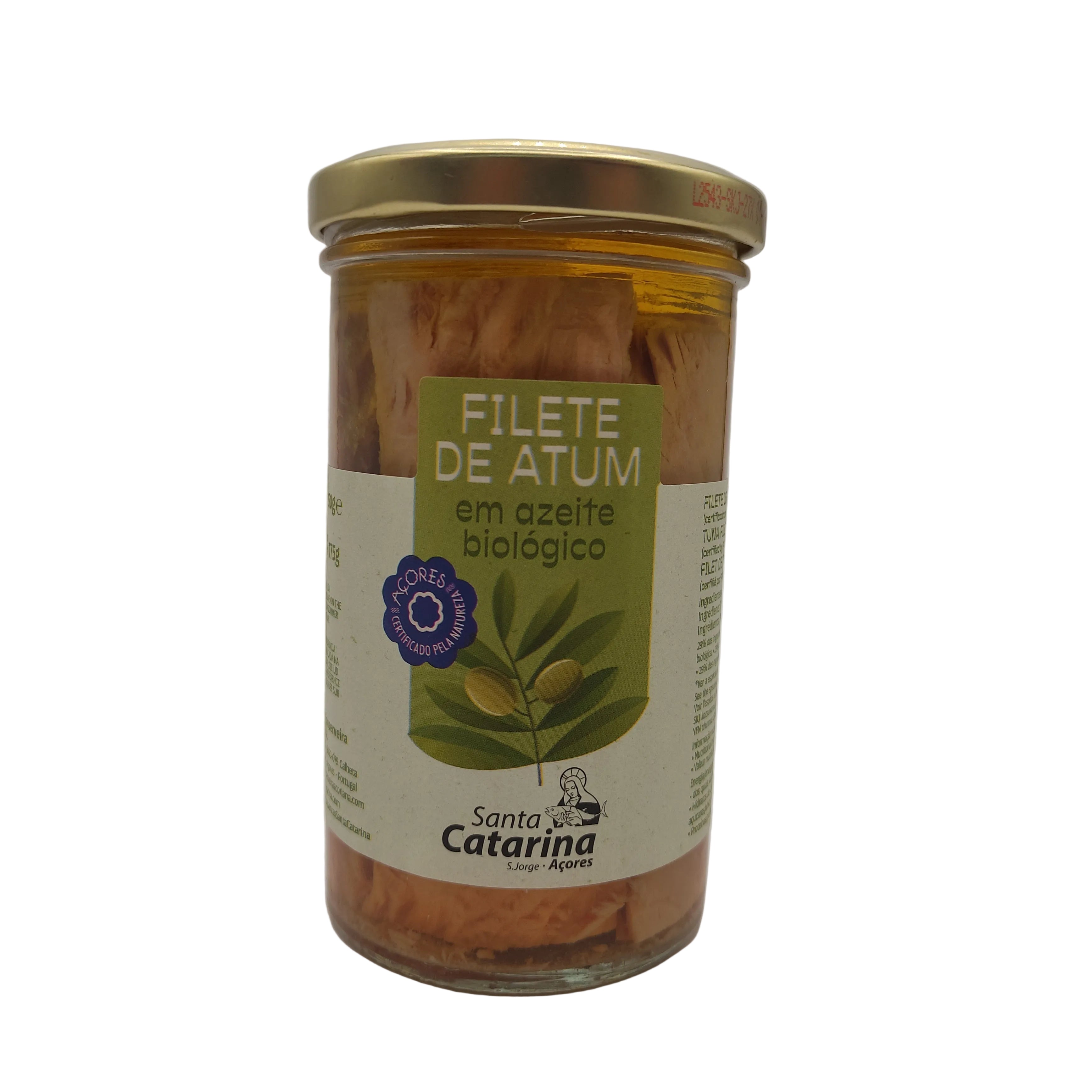 Filete de Atum em Azeite Biológico - Biosfera - Açores