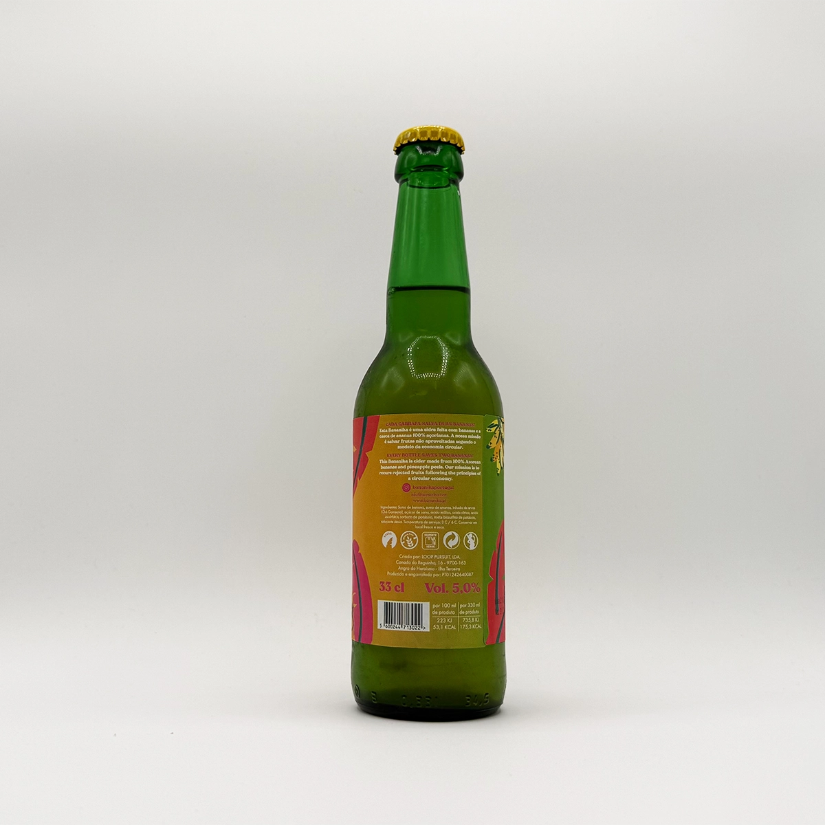Sidra Bananika de Ananás 33cl - Açores
