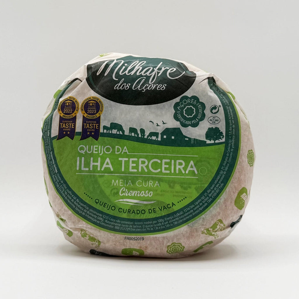 Queijo Milhafre Meia Cura Cremoso Ilha Terceira - Açores