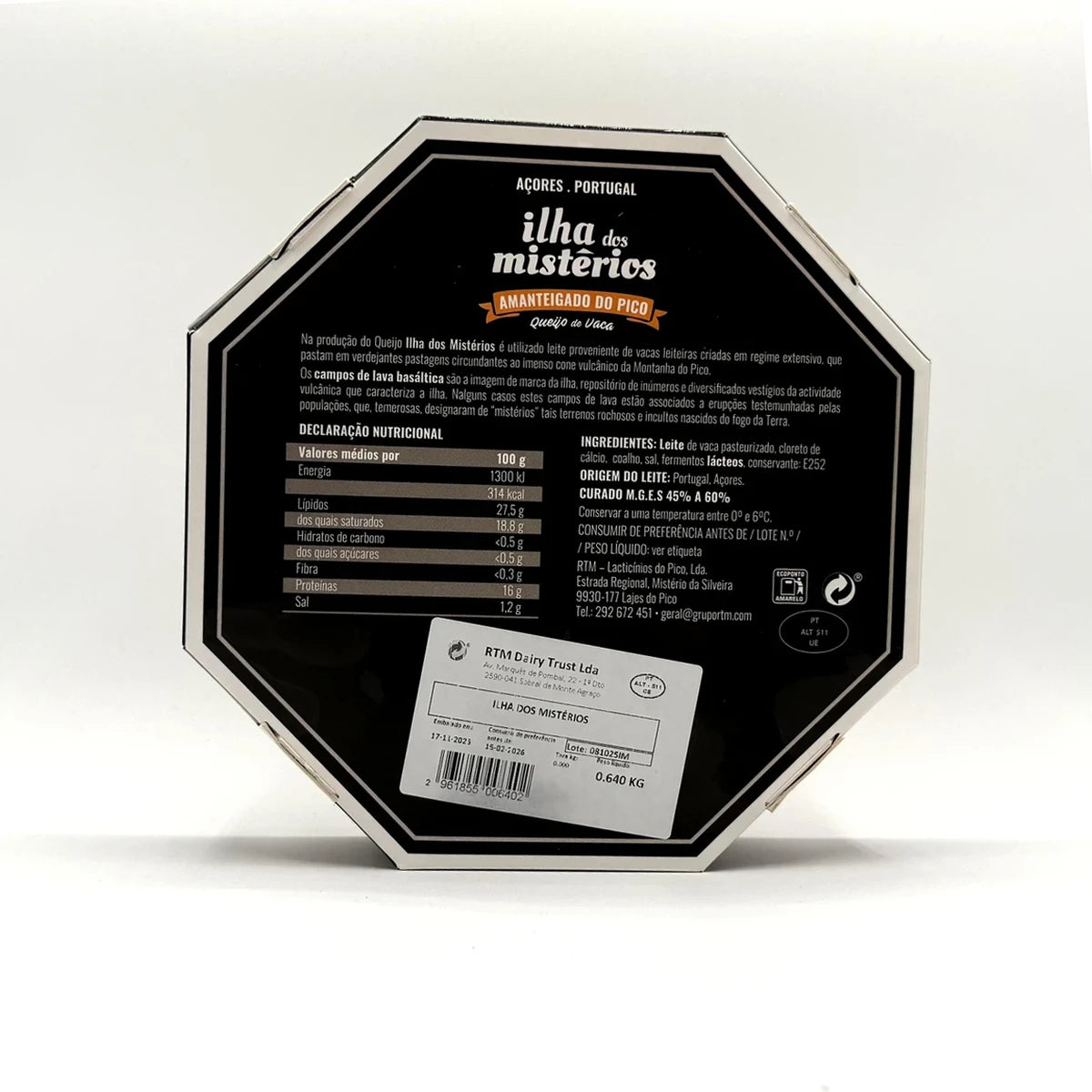 Queijo Ilha dos Mistérios - Ilha do Pico - Açores