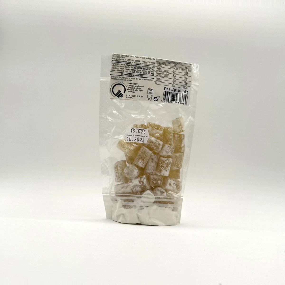 Rebuçados das Furnas de Limão 150g - Açores