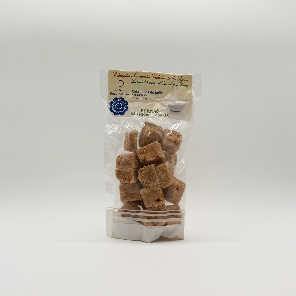 Caramelos das Furnas de Leite 150g Emanuel Casado - Açores