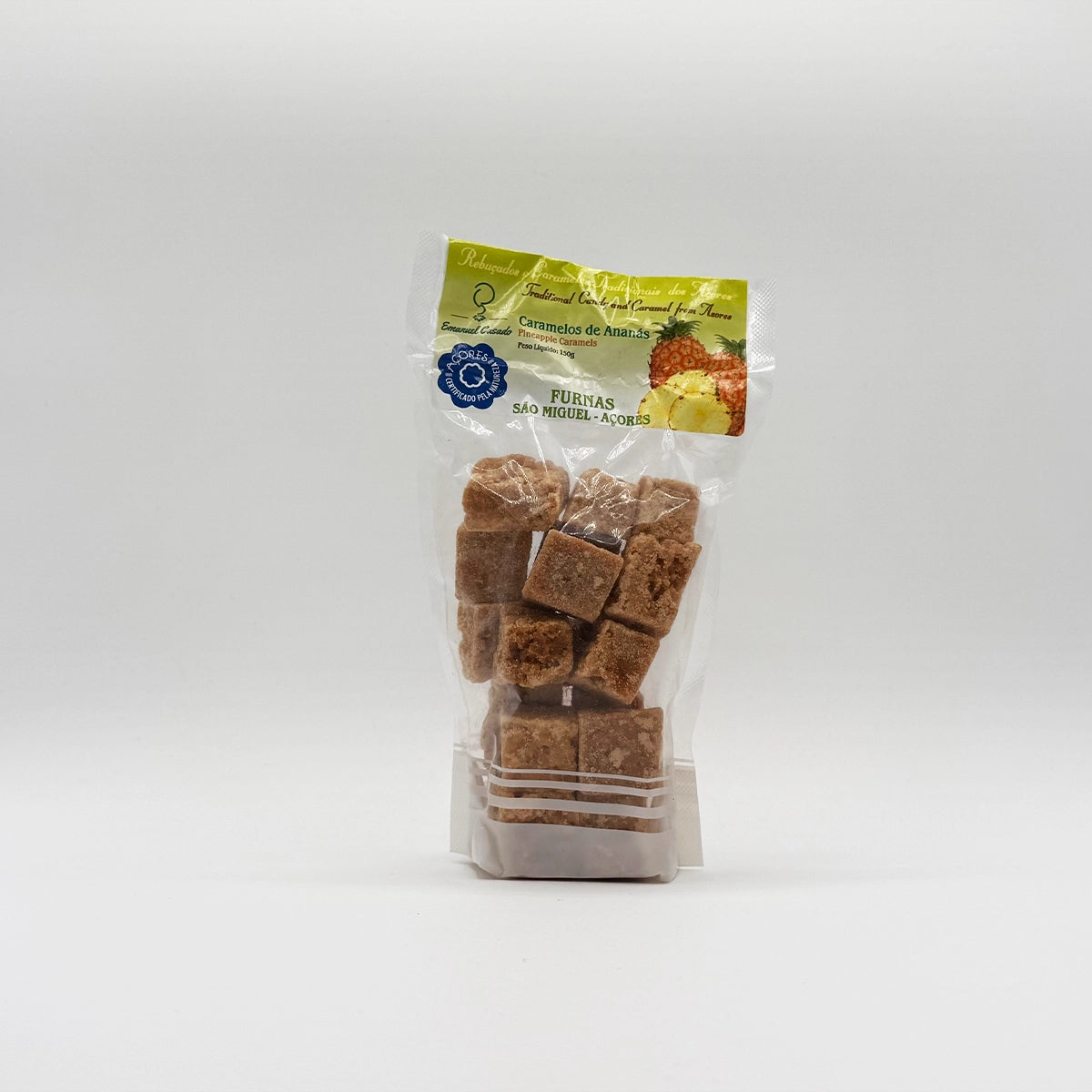 Caramelos das Furnas de Ananás 150g Emanuel Casado - Açores