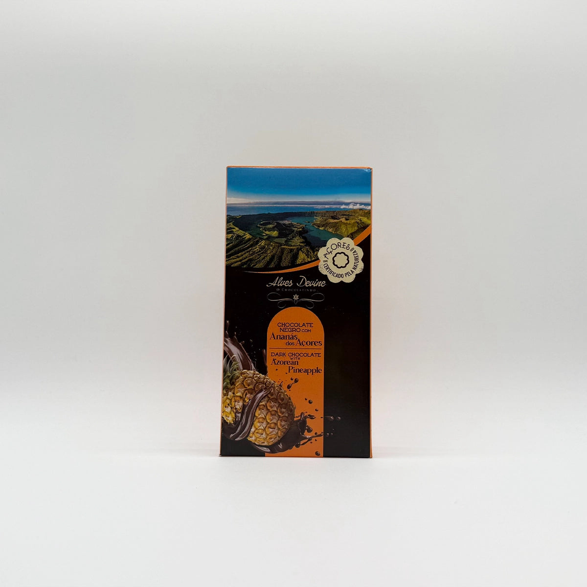 Chocolate Negro com Ananás 80g - Açores