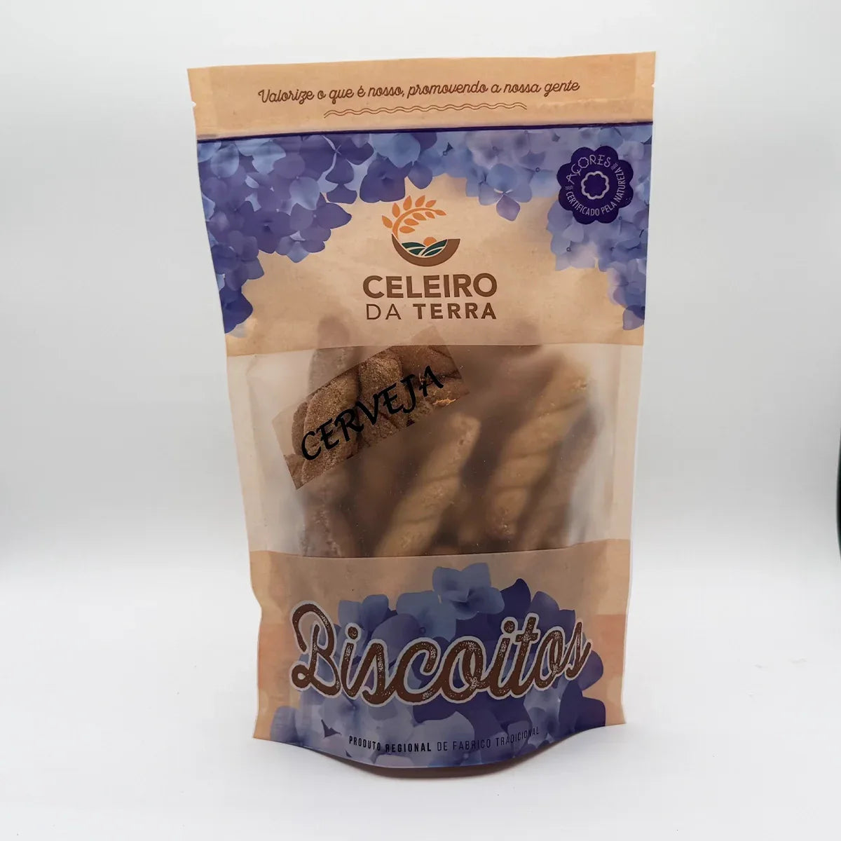 Biscoitos de Cerveja 250g Celeiro da Terra - Açores - Mercearia dos Açores