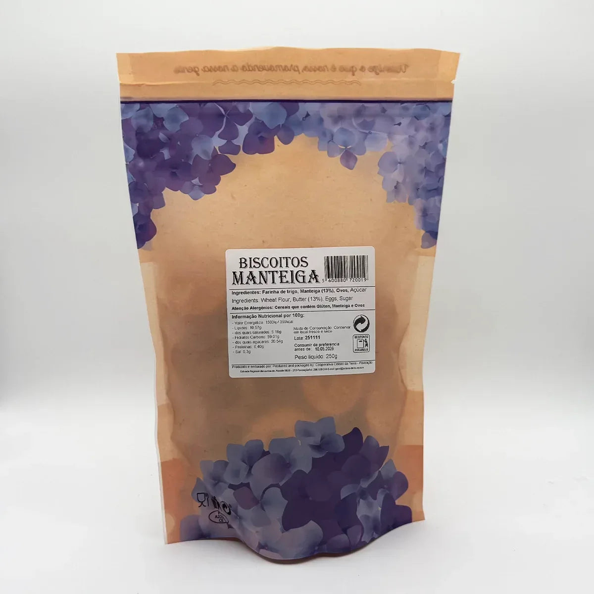 Biscoitos de Manteiga 250g Celeiro da Terra - Açores - Mercearia dos Açores