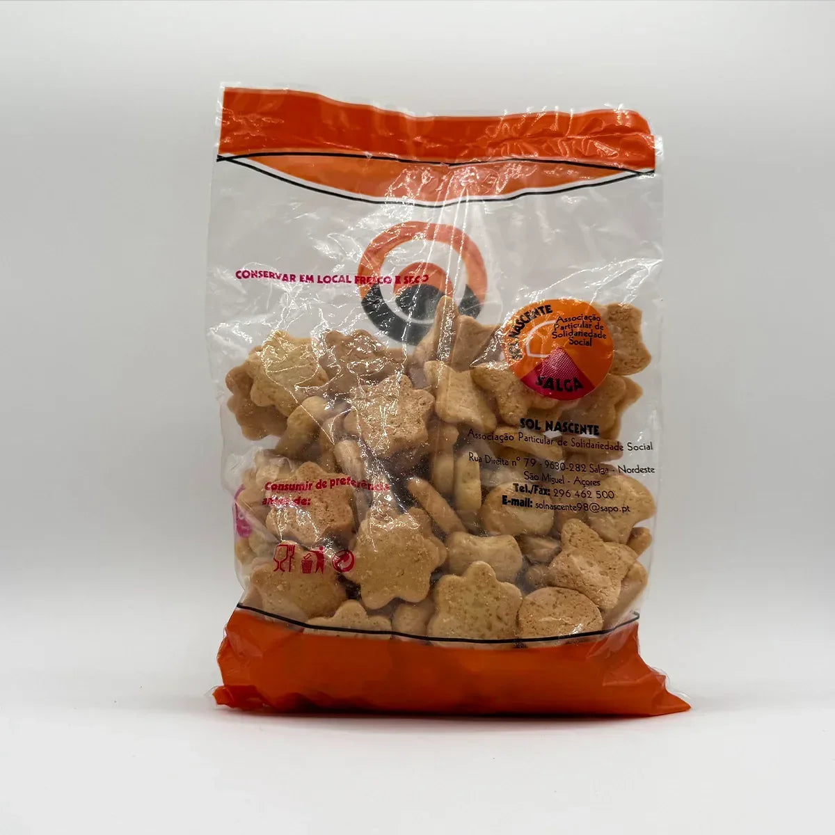 Bolachinhas de Ananás 250g Sol Nascente - Açores - Mercearia dos Açores