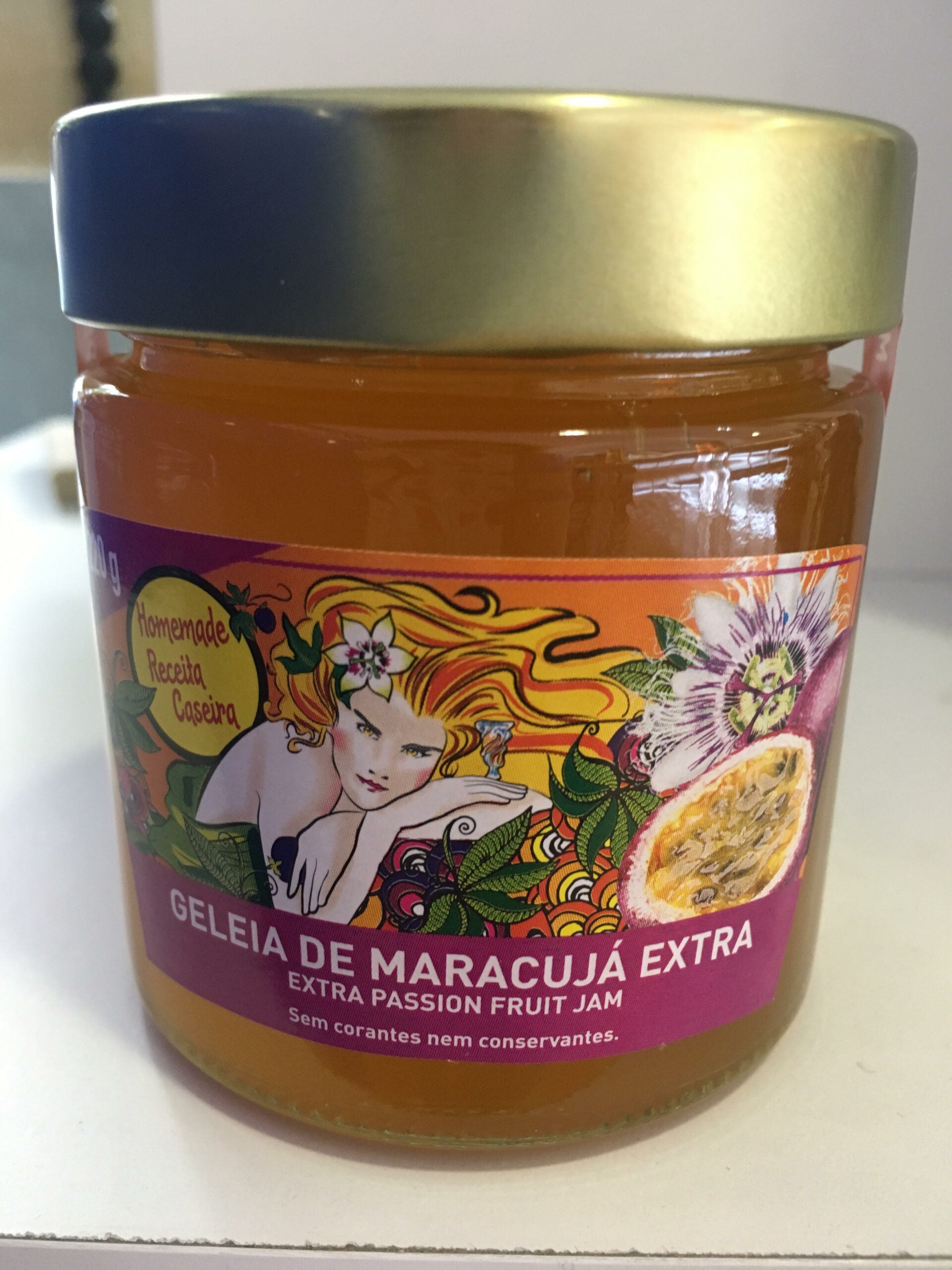 Geleia de Maracujá Extra sem Pevides - São Miguel - Açores