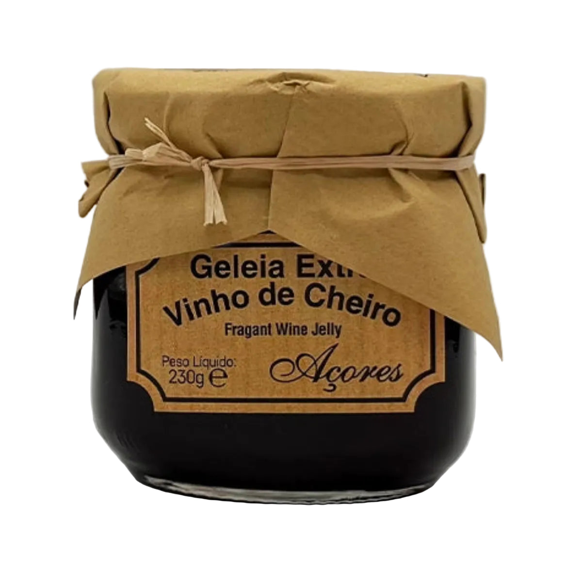 Geleia extra de vinho de cheiro produzida em São Miguel Açores