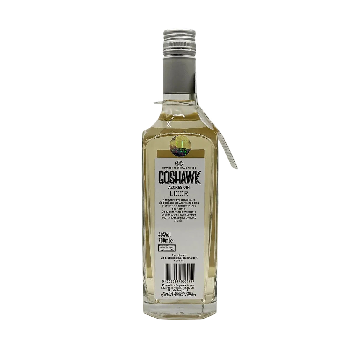 Goshawk Azores Gin ananás 700ml licor dos Açores