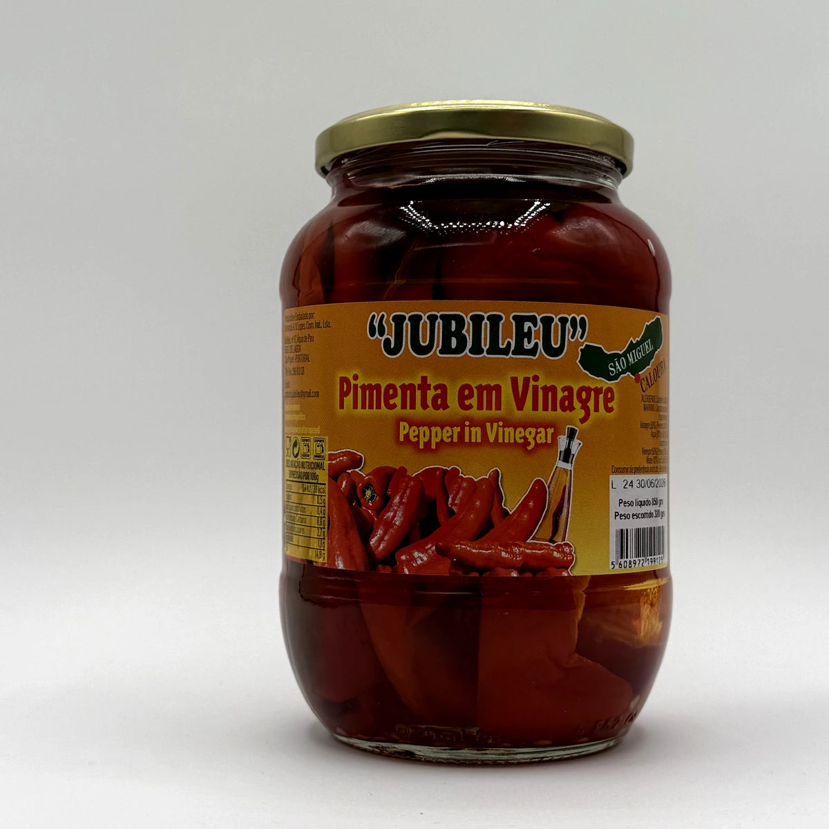 Pimenta da Terra Inteira com Vinagre Jubileu - São Miguel - Açores