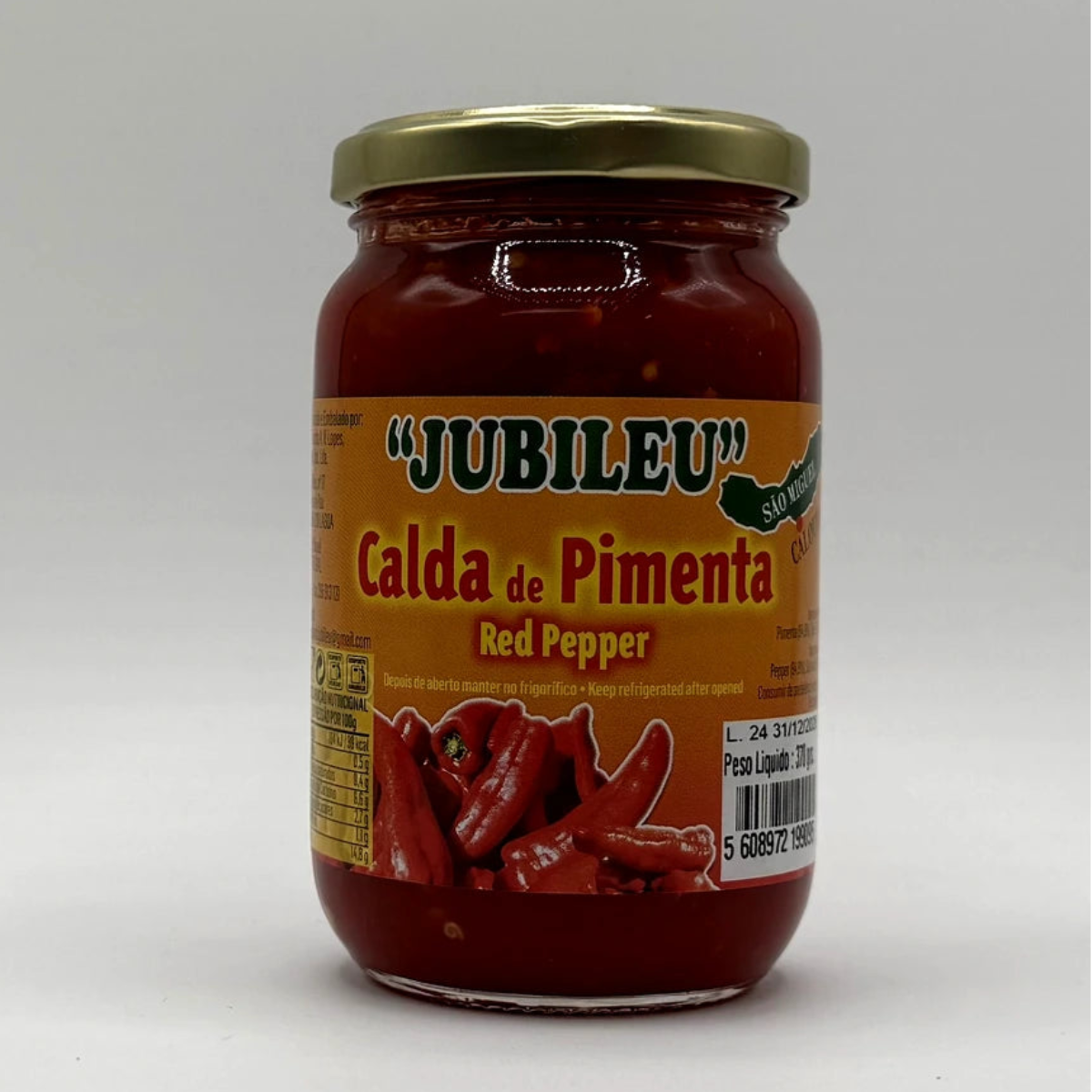 Pimenta da Terra Calda Pimenta Jubileu 370g São Miguel - Açores