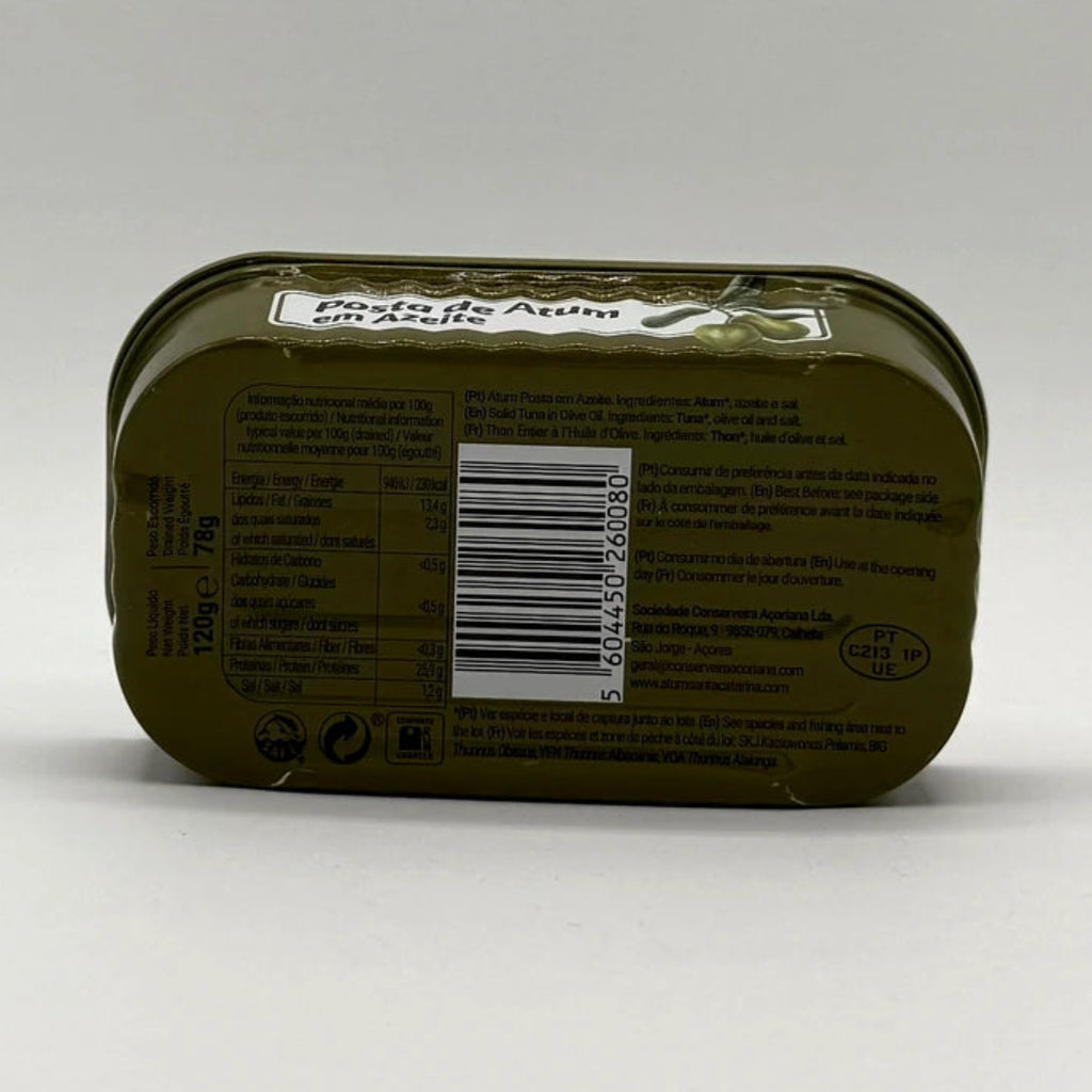 Posta Atum em Azeite Santa Catarina 120g - Açores