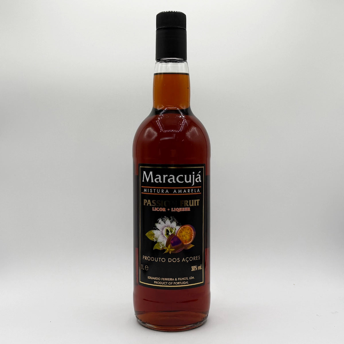Licor Maracujá Mistura Amarela 1L - São Miguel - Açores