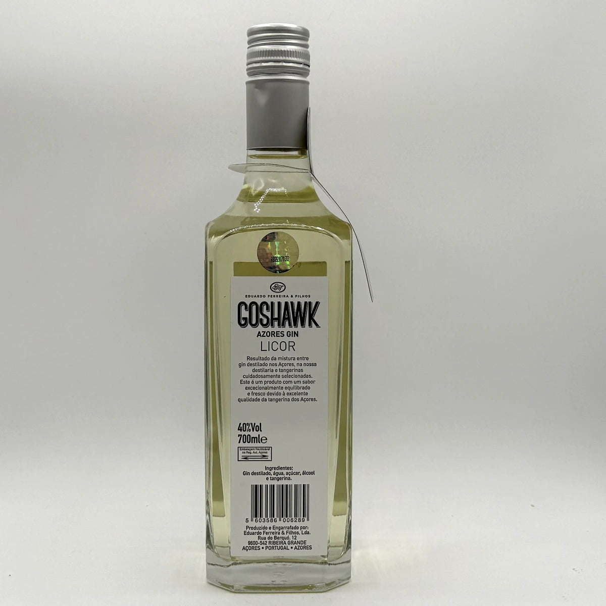 Goshawk Azores Gin Tangerina Licor 700ml - Açores