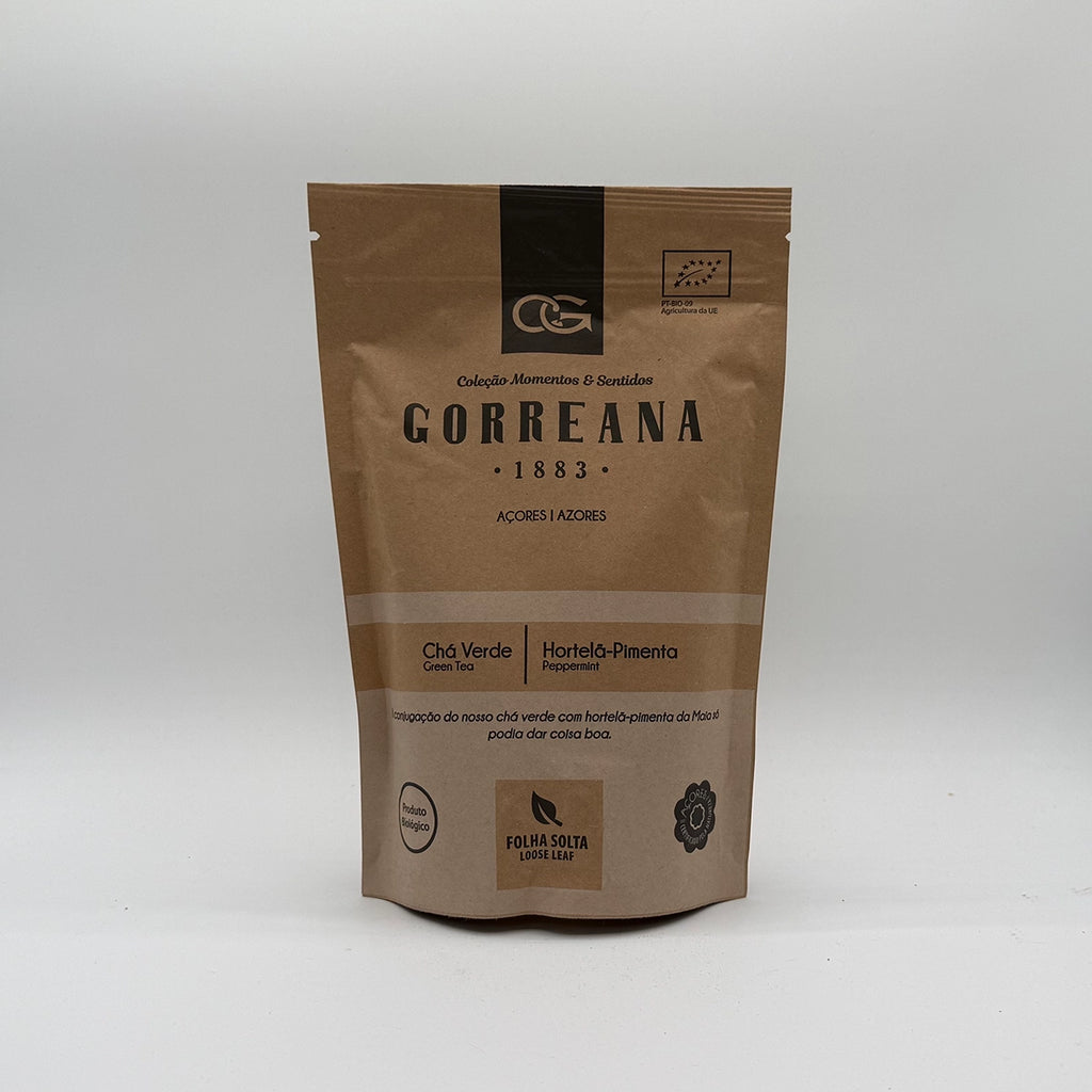 Chá Verde & Hortelã Pimenta - Gorreana em folha - Açores