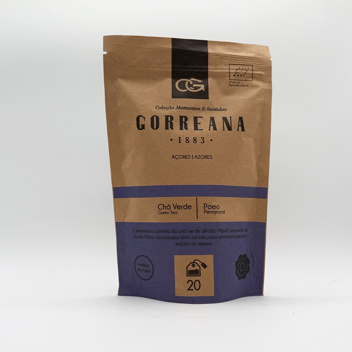 Chá Verde com Poejo - Gorreana em Saquetas - Açores