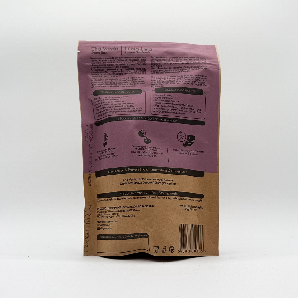Chá Verde com Lúcia-Lima - Gorreana em Saquetas - Açores